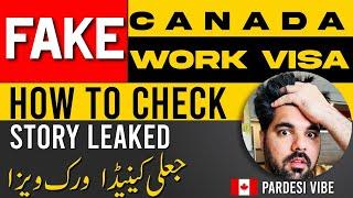 How To Check Fake Canadian Work Visa