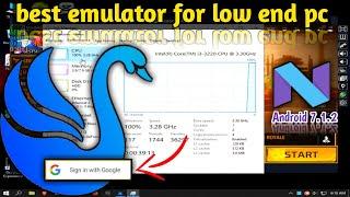 Best Emulator For Low End Pc  Android 7  FreeFIre Google Login Support