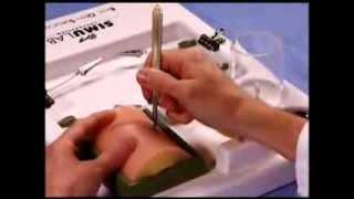 Using a #15 blade scalpel Proper Technique Example 2