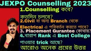 Jexpo Counselling Date 2023 Jexpo Branches Jexpo Counselling Placement Jexpo Choice Filling 2023