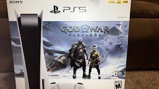 PS5 GOD OF WAR RAGNAROK UNBOXING AND SET UP #playstation5