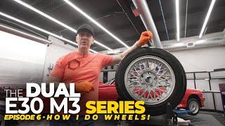 How I Dress Tires and Coat Wheels  The Dual E30 M3 Detailing Series