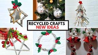 DIY Easy Christmas Decoration Low Budget &Economical Christmas Decorations with Recycled Materials.