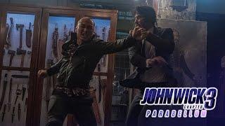 John Wick 3 parabellum weapons shop fight