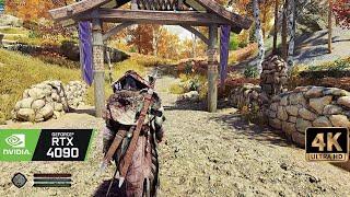 8K60 Skyrim Ultra Modded graphics 3100+Mods - RAYTRACING insane settings - lossless scaling