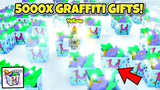 I Opened 5000x Graffiti Gifts & Got.. Pet Simulator 99