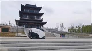 SR100 Robot Sweeper  Autonomous Floor Sweeper Outdoor Indoor   Singapore - 60L #robot #cleaning