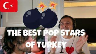 Italian Reaction to Best Turkish Pop Stars Ft. Tarkan Sezen Aksu Hadise Edis  Amazing song  