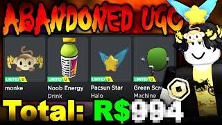 How Much ROBUX Can I Make From Abandoned UGC Limited EVENTS?