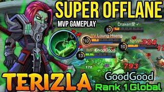 Terizla Abyss Guard Solo Offlaner MVP Play - Top 1 Global Terizla by GoodGood - MLBB