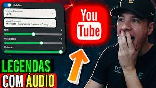 Como traduzir VÍDEOS do YouTube para PORTUGUÊS em ÁUDIO 2024
