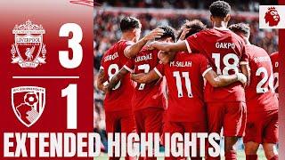 EXTENDED HIGHLIGHTS Liverpool 3-1 Bournemouth  All-action Premier League win at Anfield