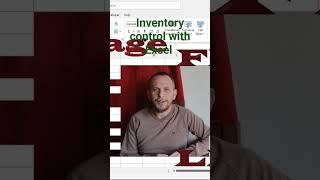 Inventory control with excel