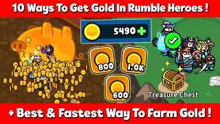 10 Ways To Get Gold + Best Way To Farm Gold In Rumble Heroes