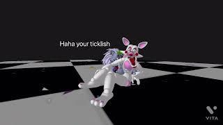 Mangle gets tickled 2