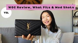 YSL WOC  Saint Laurent Cassandre Chain Wallet Review What Fits & Mod Shots