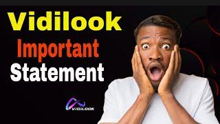 Vidilook Important announcement  VIDILOOK UPDATE  vidilook withdrawal #vidilook