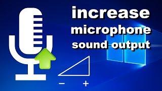 How to Fix Low Microphone Volume - make your mic louder in Windows 1011 2024 Working