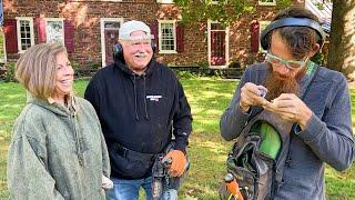 The BEST My Eyes Have Seen - Metal Detecting a 1750s Home Finds JAW DROPPING Old Coins & Relics