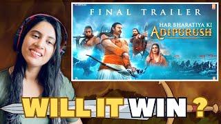 Adipurush Final Trailer Reaction Prabhas  Saif Ali Khan  Kriti Sanon  Om Raut  Ashmita Reacts