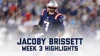 Every Jacoby Brissett Throw & Run  Texans vs. Patriots  NFL Week 3 Player Highlights