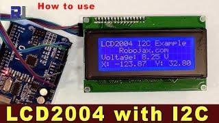 Introduction to LCD2004 LCD display with I2C module for Arduino