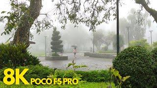 A Foggy City Morning in 8K on POCO F5 Pro