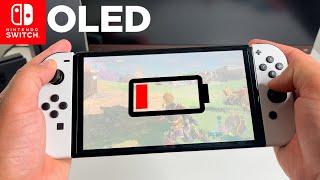 Nintendo Switch OLED Battery Life Test vs. Switch V2 V1 and LITE