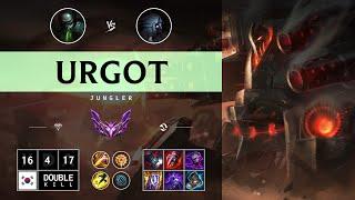 Urgot Jungle vs Kindred - KR Master Patch 14.13