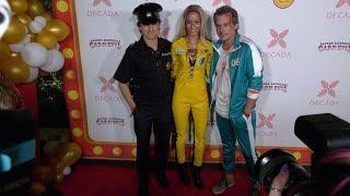 Lawrence Bender Len Wiseman Darren Dzienciols CARN*EVIL Halloween Party Red Carpet