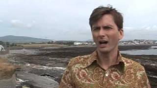 David Tennant on the set of Decoy Bride