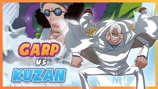 GARP vs KUZAN AOKIJI  One Piece animation fanmade  Chapter 1081