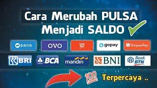 CARA MERUBAH PULSA MENJADI SALDO DANAOVOBANKLINKAJA