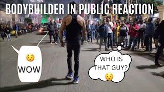 BodyBuilder in Public Reaction Video India Kolkata. Amazing Reactions 