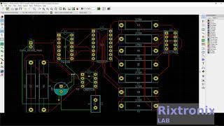 How to create counter timer 74247 7490 555 Kicad Pt25