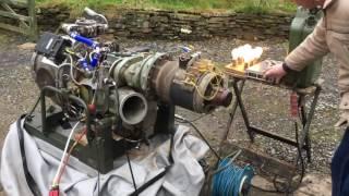 Test Run of Rolls Royce Artouste APU Engine