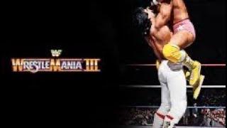 WWF WRESTLEMANIA 3 MACHO MAN RANDY SAVAGE VS RICKY THE DRAGON STEAMBOAT FOR THE IC TITLE