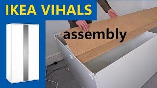 Ikea Vihals wardrobe assembly