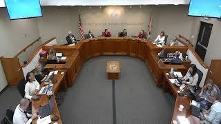 Pasco County School Board Meeting August 2 2022