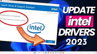 How to Update intel Drivers 2023  intel Update in Windows 111087