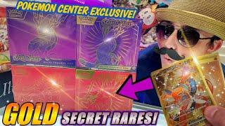 *GOLD SECRET RARES* We Opened Every New Elite Trainer Box Pokemon Center Unboxing