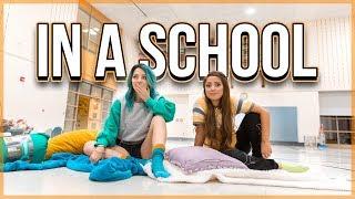 Overnight Challenge in a School *Kicked Out*