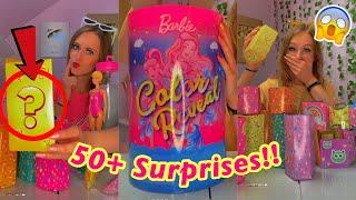ASMR UNBOXING THE WORLDS BIGGEST WATER REVEAL BARBIE*50+ SURPRISES*  Rhia Official