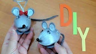 DIYМК Как сделать символ 2020 года - мышат. Symbol of 2020 - mouse