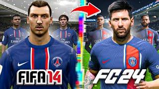 I Rebuild PSG From FIFA 14 to FC 24