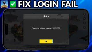 How To Fix Failed To Login Please Try Again PUBG Mobile