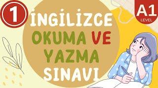 İngilizce Okuma ve Yazma Sınavı 1 - Açık Uçlu Sorular - Uygulama Sınavı - Reading Writing - 9.Sınıf