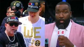 Michael Malone Interrupts Nikola Jokic to Destroy Kendrick Perkins for Racist MVP Voters Take NBA