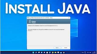 How to Install Java JDK on Windows 11  with JAVA_HOME  2024