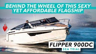 Flipper 900 DC sea trial review  Behind the wheel of a sexy yet affordable Scandi flagship  MBY